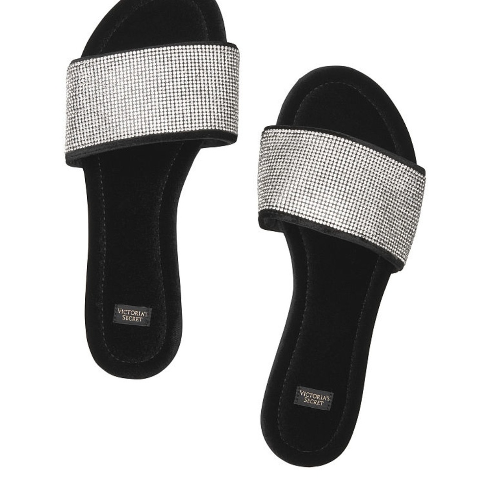 NWT Victoria's Secret Embellished Slides